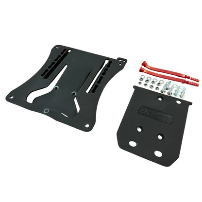 PORTA TARGA A SGANCIO RAPIDO IN COMPOSITO MOTOCROSS/ENDURO XFUN - BLACK