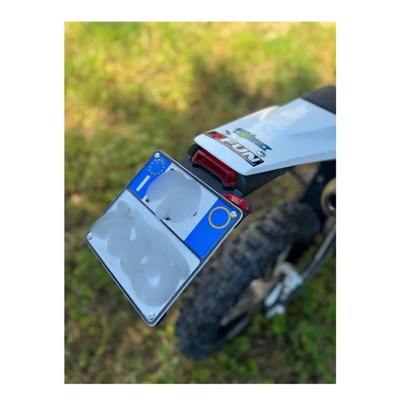 PORTA TARGA A SGANCIO RAPIDO IN COMPOSITO MOTOCROSS/ENDURO XFUN - BLACK