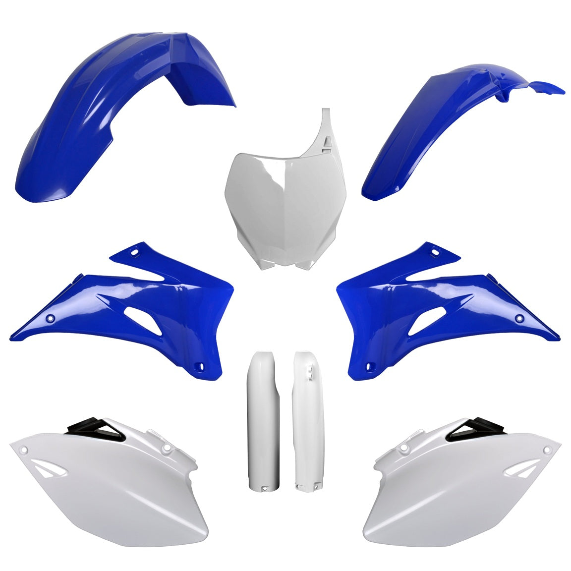 KIT PLASTICHE completo Polisport per Yamaha YZ 450 F 2006-2007 / Blu yam98/Bianco
