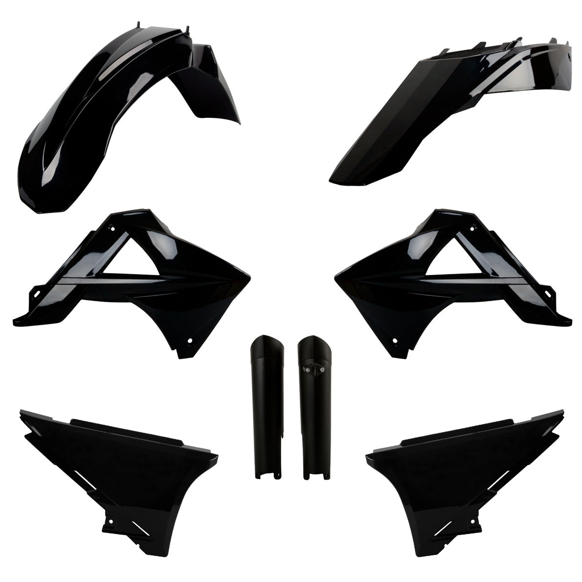 KIT PLASTICHE completo Polisport per Gas Gas EC 125 2010-2010 / Nero