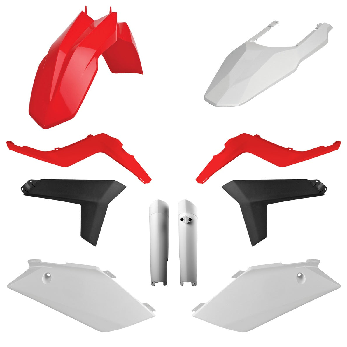 KIT PLASTICHE completo Polisport per Gas Gas EC 125 2013-2013 / Rosso/Bianco