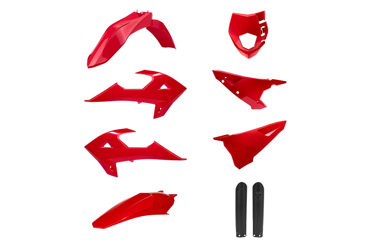KIT PLASTICHE completo Polisport per Rieju MR 250 2020-2026 / GASGAS RIEJU Rosso/Nero