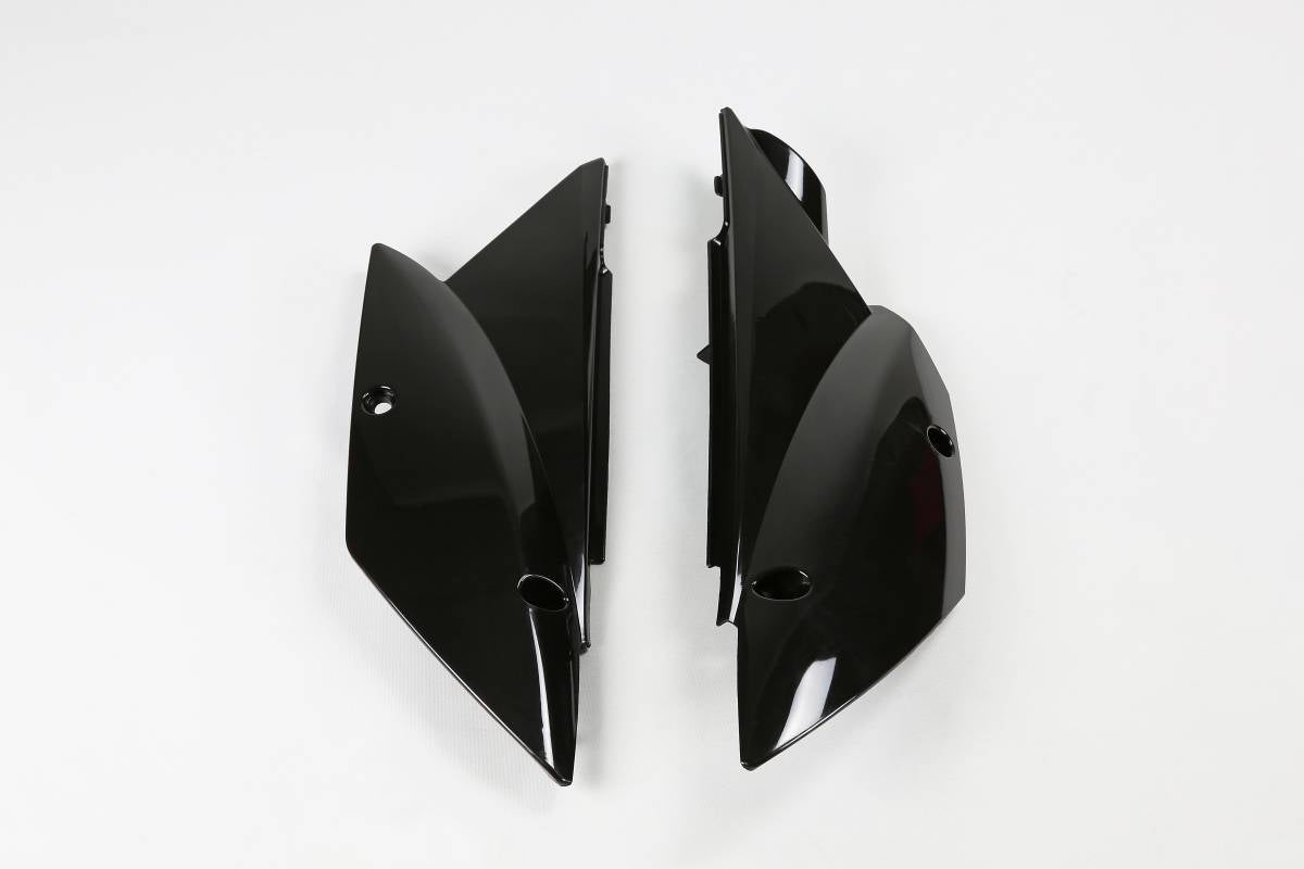 Fiancatine laterali compatibili con Kawasaki KLX 110 2010-2026 - Giallo fluoro