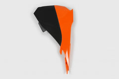 TAPA DE LA CAJA DEL FILTRO DE AIRE PARA KTM SX 85 2013-2017 / NARANJA-NEGRO / LADO IZQUIERDO