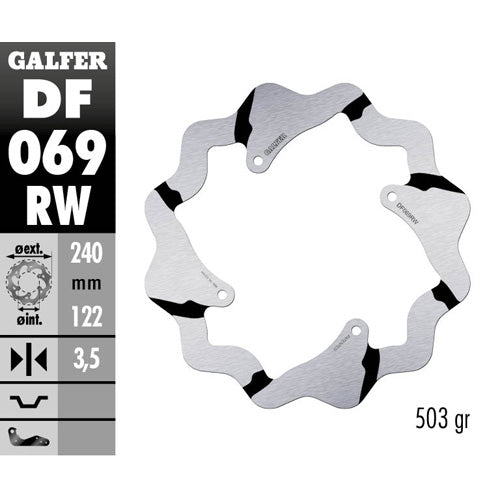 Disco freno posteriore Galfer Race Honda CR 250 02-07