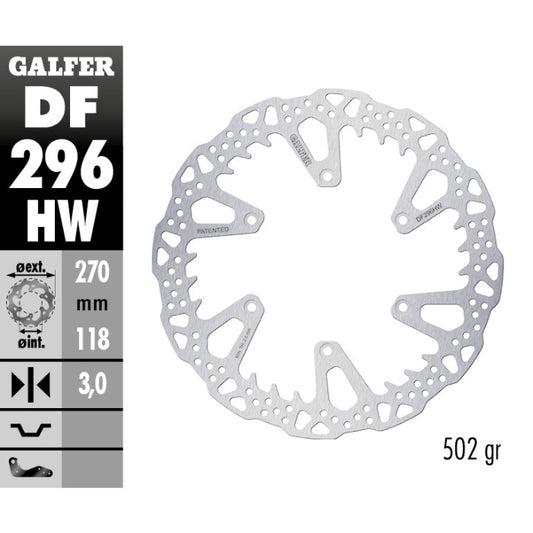 Disco freno anteriore Galfer Shark FANTIC  250 XXF 22-25