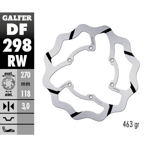 Disco freno anteriore Galfer Race FANTIC  250 XX 22-25