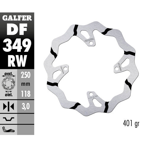 Disco freno anteriore Galfer Race Suzuki RMZ 450 05-17