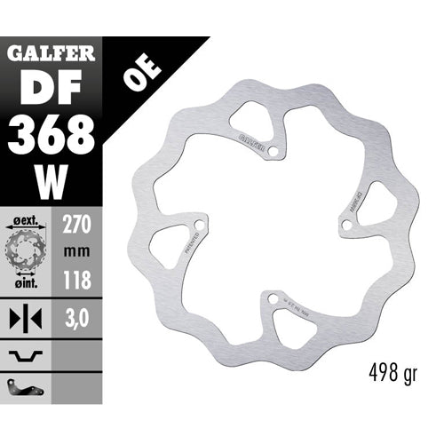 Disco freno anteriore Galfer Wave Suzuki RMZ 450 18-25
