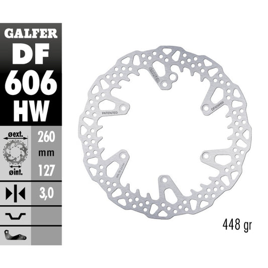 Disco freno anteriore Galfer Shark Gas Gas MC 125 21-25