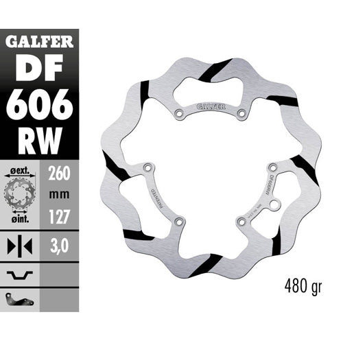 Disco freno anteriore Galfer Race Gas Gas MC 250 22-25