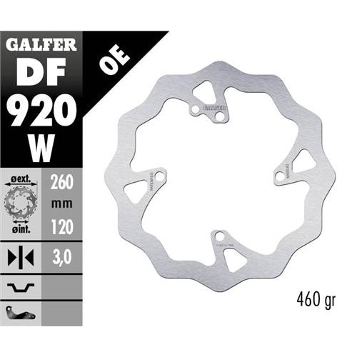 Disco freno anteriore Galfer Wave Sherco 300 SE-R 14-25