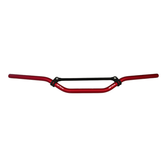 Manubrio NRTeam 22 mm piega media rosso - 6061-T6