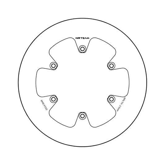 Disco freno posteriore pieno NRTeam Beta RR 400 13-14