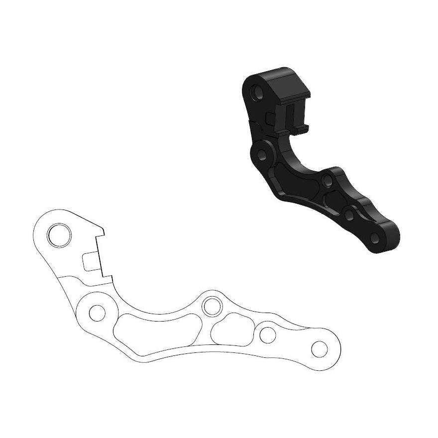 Distanziale pinza freno Gas Gas EC-F 250 21-23 anteriore 270 mm - Moto Master