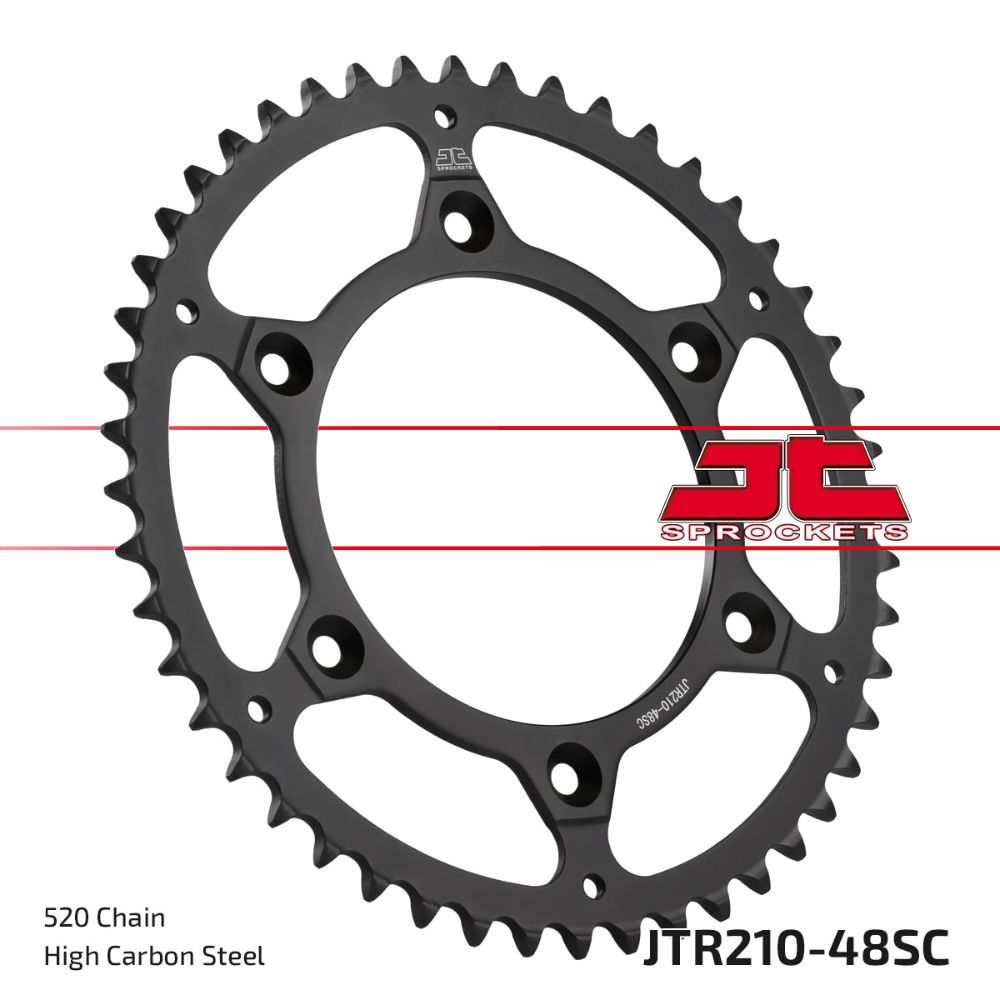 Corona JT acciaio 48 denti scaricata Honda CRF 250X 04-17