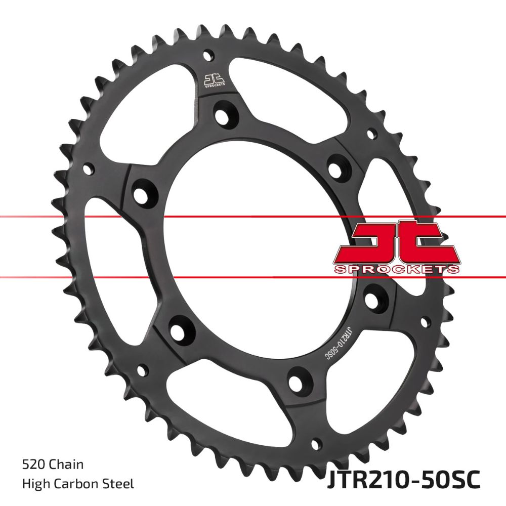 Corona JT acciaio 50 denti scaricata Honda CRF 250X 04-17