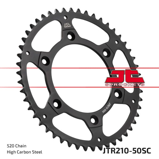 Corona JT acciaio 50 denti scaricata Beta RR 350 13-25