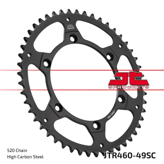 Corona JT acciaio 49 denti scaricata Suzuki RMZ 250 04-06