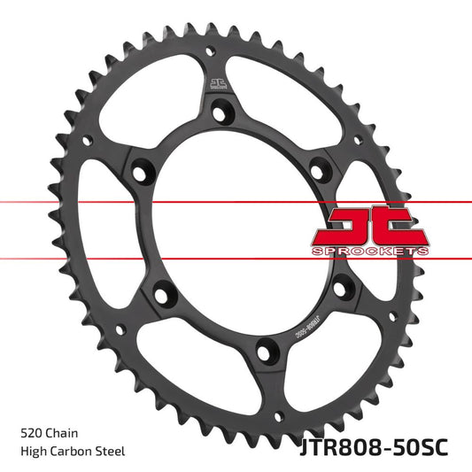Corona JT acciaio 50 denti scaricata Suzuki RM 250 89-12