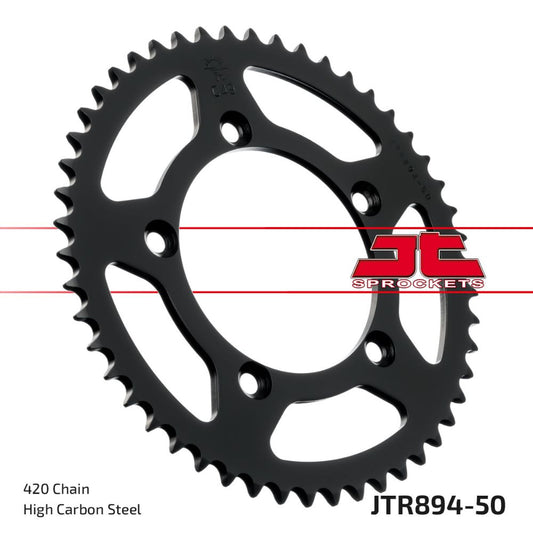 Corona JT acciaio 50 denti Ktm SX 65 03-25 passo 420