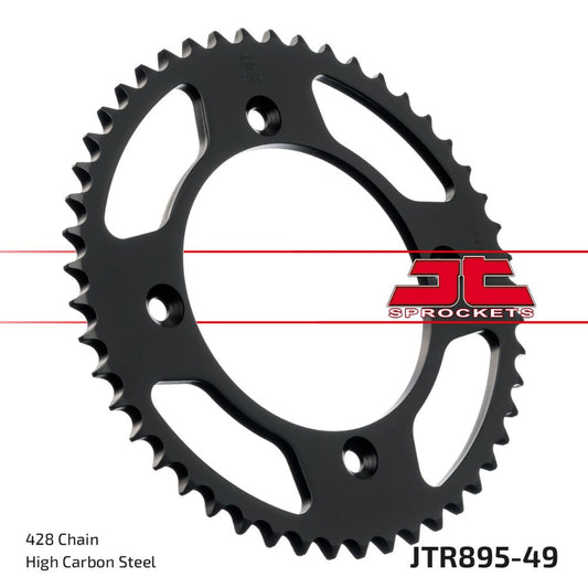 Corona JT acciaio 49 denti Ktm SX 85 03-25 passo 428