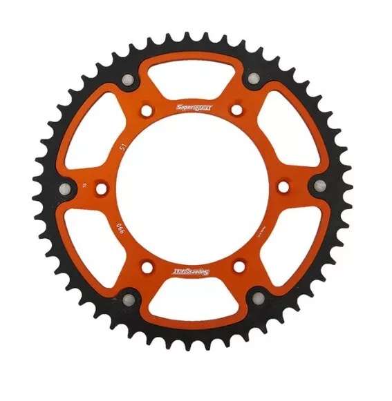 Corona stealth WRP 52 denti arancione Husqvarna TE 250 14-25