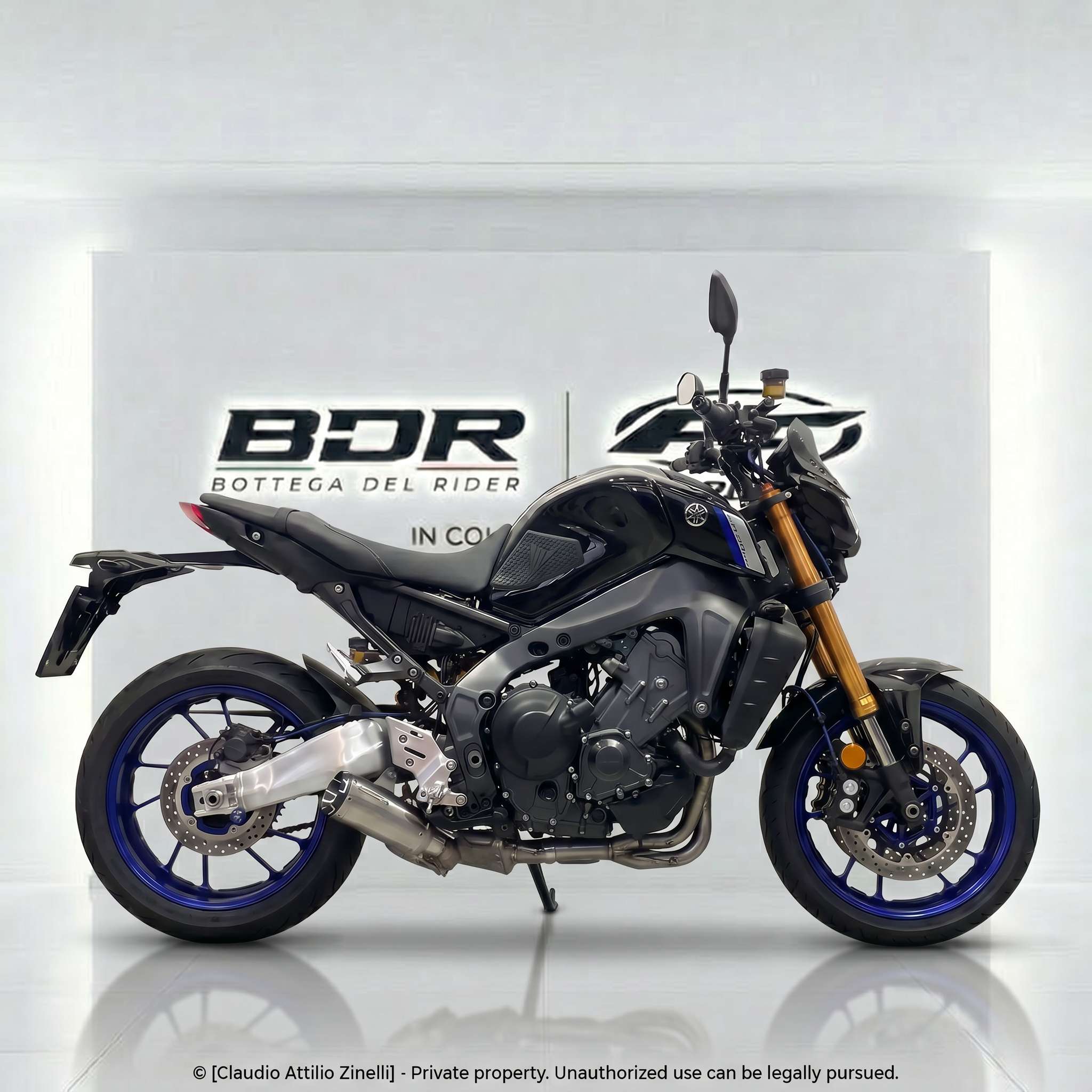 SILENZIATORE GP2 YAMAHA MT 09 2013 2016 EURO3