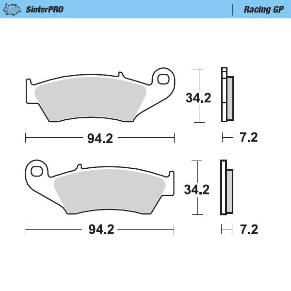 Pastiglie Moto Master Suzuki RM 125 96-12 anteriori GP