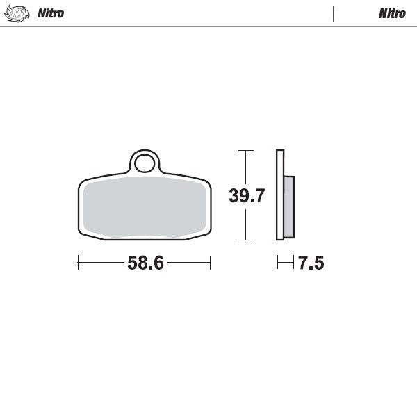 Pastillas de freno Moto Master Husqvarna TC 85 14-20 Delanteras Nitro