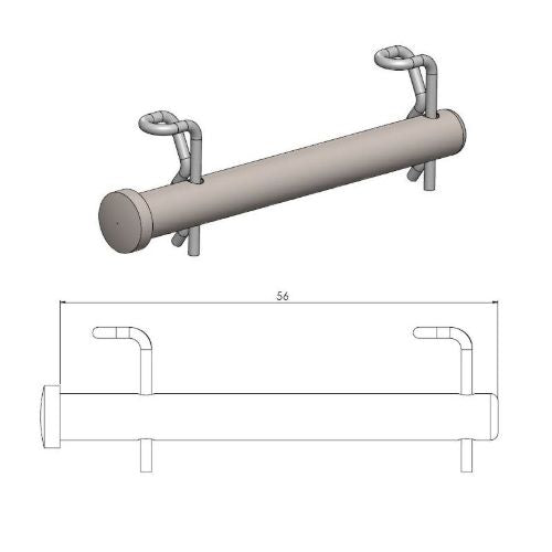 Perno pinza freno Ktm SX 300 23-25 anteriore Moto Master