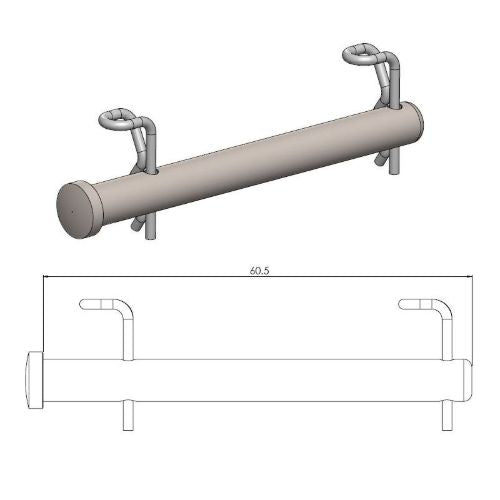 Perno pinza freno Ktm EXC-F 250 01-25 posteriore Moto Master