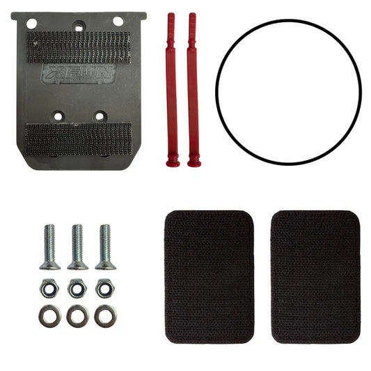 PORTA TARGA A SGANCIO RAPIDO FLY CON VELCRO ENDURO/ADVENTURE XFUN