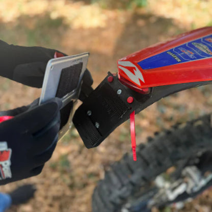 PORTA TARGA A SGANCIO RAPIDO FLY CON VELCRO ENDURO/ADVENTURE XFUN