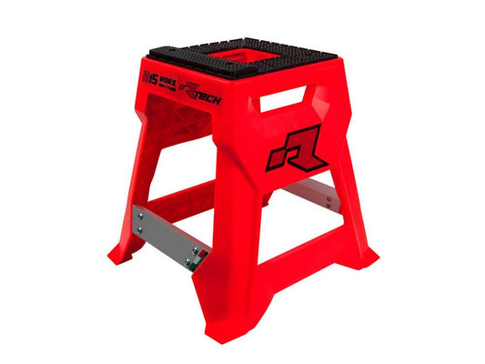 CAVALLETTO ALZAMOTO R15 CON TAPPETINO SUPERIORE ANTISCIVOLO ARANCIONE FLUO