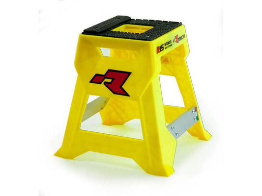 CAVALLETTO ALZAMOTO R15 CON TAPPETINO SUPERIORE ANTISCIVOLO GIALLO