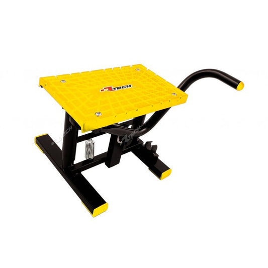 CAVALLETTO ALZAMOTO A LEVA MINI-MOTARD CON RIPIANO TPU NERO-GIALLO