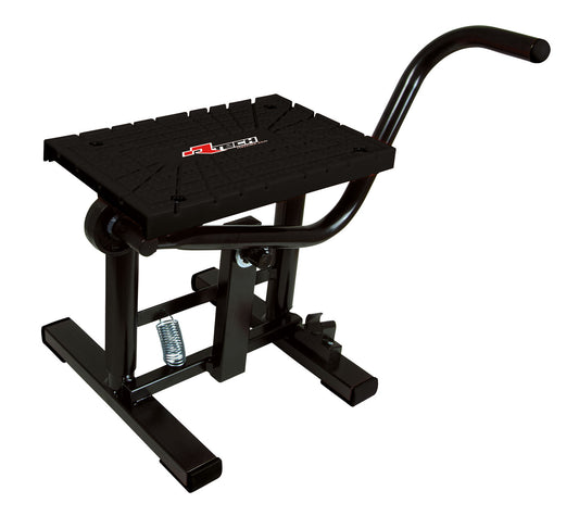 CAVALLETTO ALZAMOTO A LEVA CROSS CON RIPIANO TPU NERO-NERO