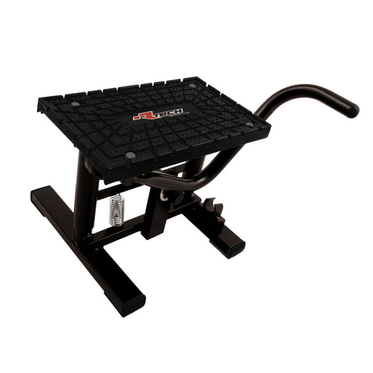 CAVALLETTO ALZAMOTO A LEVA MINI-MOTARD CON RIPIANO TPU NERO-NERO