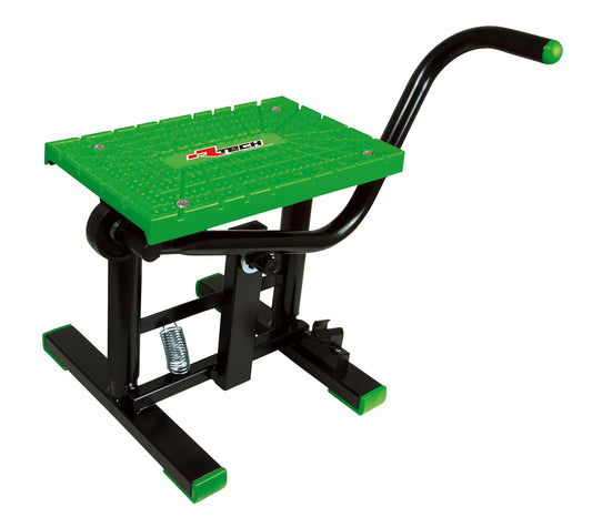 CAVALLETTO ALZAMOTO A LEVA CROSS CON RIPIANO TPU NERO-VERDE