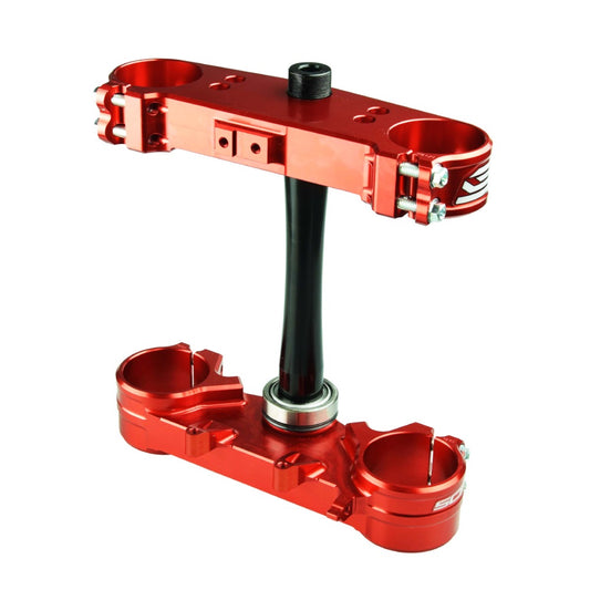 Piastra di sterzo rossa Scar Honda CRF 450R 21-25