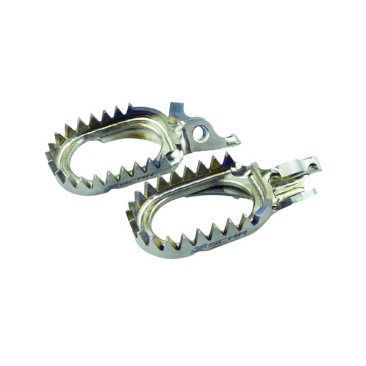Coppia pedane Anti-Mud in titanio Scar Honda CRF 250X 04-17