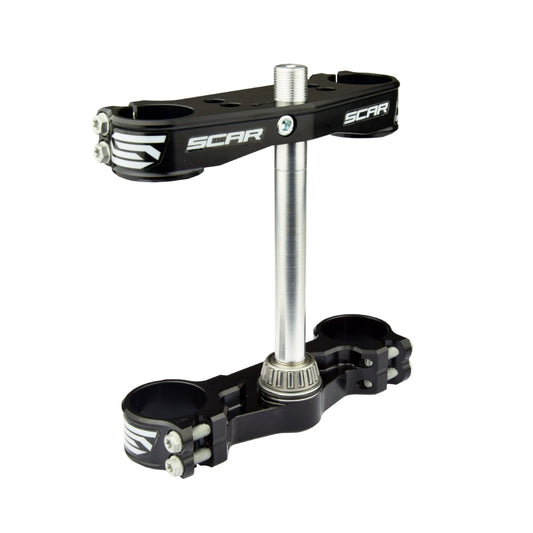 Piastra di sterzo nera Scar Gas Gas MC 65 25
