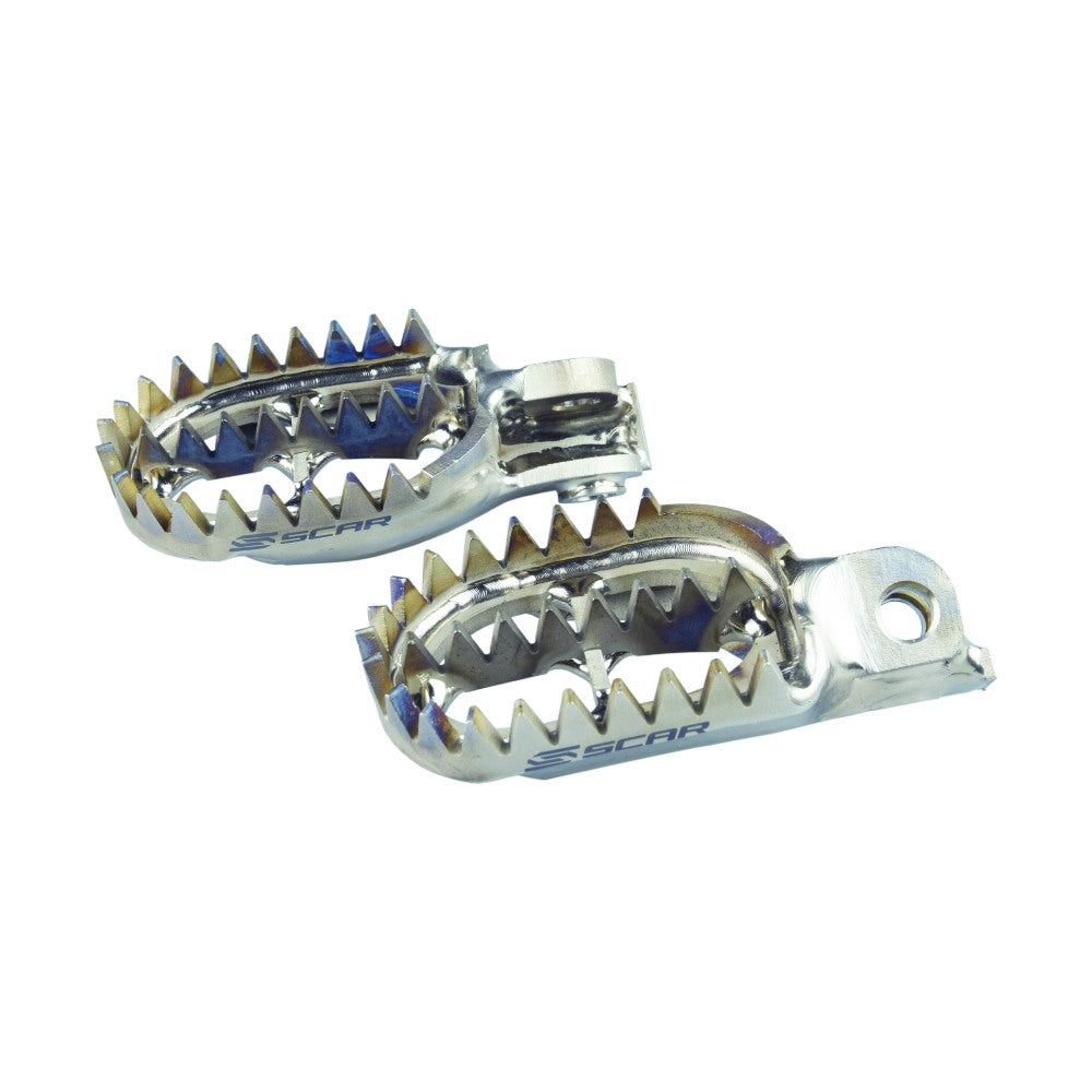 Coppia pedane Gripper in titanio Scar Husaberg TE 250 11-14