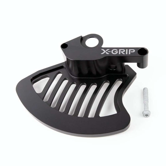 Protezione disco anteriore x-Grip nera Ktm EXC 250 16-25