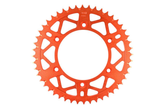 Corona AFAM ergal autopulente arancione 51 denti  KTM 525 EXC 2003 2007