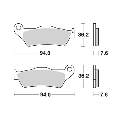 Pastiglie anteriori ceramic WRP Tm EN 450 F 02-23