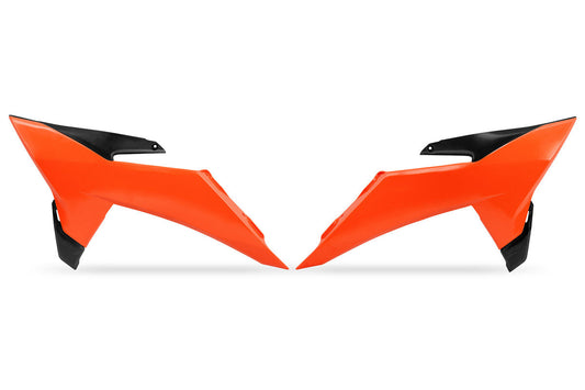 CONVOGLIATORI RADIATORE PER KTM SX 150 2025-2025 / ARANCIO FLUO