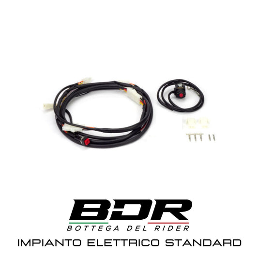 Kit impianto elettrico Racing Universale ( mono luce + luce stop )