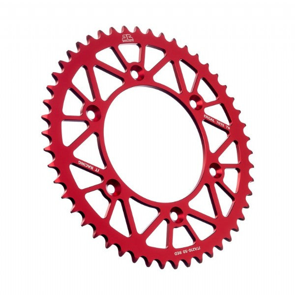 Corona JT ergal RACELITE rossa 50 denti HONDA XR 650 R 2000 2007